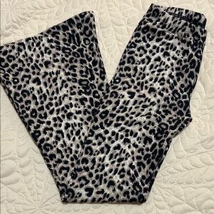 Brand new!! Stylish bell bottom Leopard Print leggings.